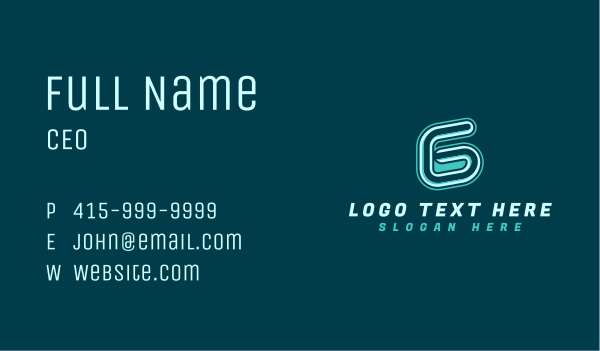 Business Studio Letter G Business Card Design Image Preview