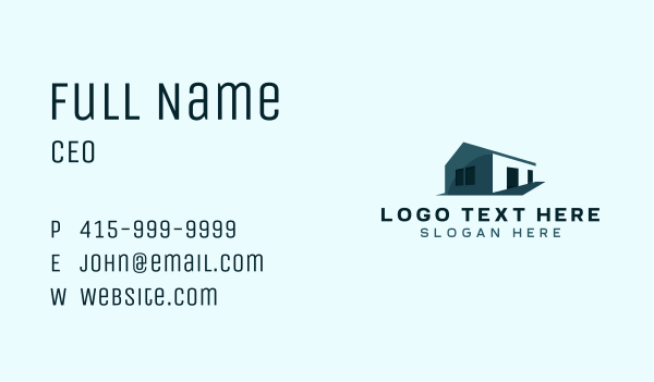 Warehouse Storage Facility Business Card Design Image Preview