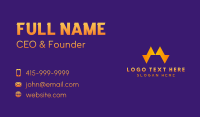 Gradient Electric Bolt Business Card Image Preview