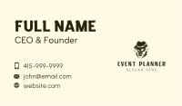 Skull Gentleman Smoker Business Card Image Preview
