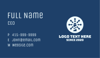Blue Virus Watchtower Business Card Image Preview