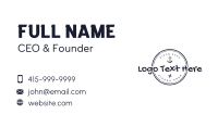 Anchor Restaurant Wordmark Business Card Image Preview