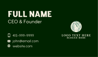 Vine Leaf Woman  Business Card Image Preview