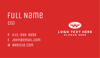 Captain Wings Letter A Business Card Image Preview