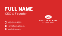 Captain Wings Letter A Business Card Design