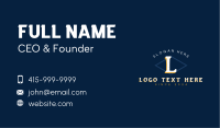 Rustic Letter Brand Business Card Image Preview