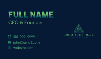 Software Digital Triangle Business Card Preview