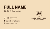 Brown Mountain Trek Business Card Image Preview