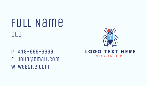 Corporate Bug Mascot  Business Card Design Image Preview