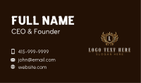 Premium Crown Wings Business Card Image Preview