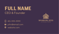 Elegant Noble Crown Business Card Image Preview