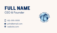 Woman Hand Globe Foundation Business Card Image Preview