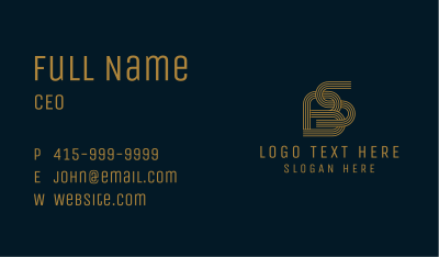 Law Firm S & B Monogram Business Card Image Preview