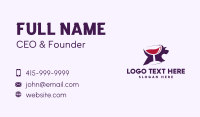 Dog Wine Bar Business Card Preview