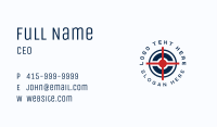 Target Shooting Accuracy Business Card Image Preview