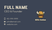 Burger Horn Business Card Image Preview