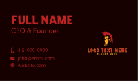 Spartan Soldier Gaming Business Card Image Preview