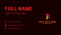 Spartan Soldier Gaming Business Card Image Preview