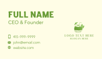 Tropical Coconut Drink  Business Card Image Preview