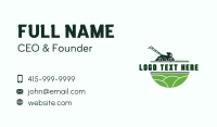 Grass Lawn Mower Gardening  Business Card Image Preview