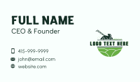 Grass Lawn Mower Gardening  Business Card Design