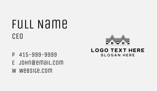 House Roof Renovation Business Card Design Image Preview