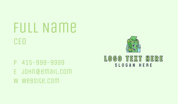 Trash Garbage Sanitation Business Card Design Image Preview