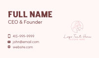 Floral Woman Beauty Business Card Image Preview