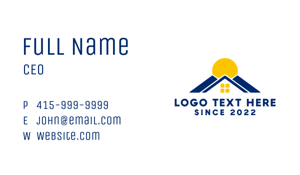 House Roof Repair  Business Card Design Image Preview