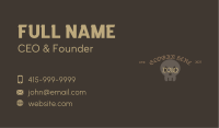 Ancient Style Wordmark  Business Card Image Preview