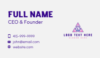 Creative Pyramid Tech Business Card Design