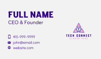Creative Pyramid Tech Business Card Image Preview
