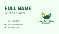 Green Nature Field  Business Card Preview