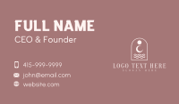 Bohemian Arch Spa Business Card Image Preview