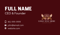 Religious Dove Cross Business Card Preview