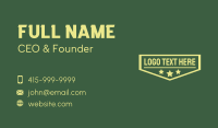 Rank Badge Wordmark  Business Card Image Preview