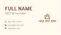Cat Tooth Dentist Business Card Image Preview