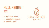 Minimalist Shrimp Line Art Business Card Image Preview