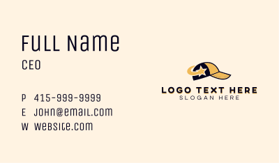 Star Cap Apparel Business Card Image Preview