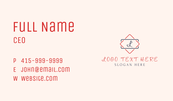 Car Shop Letter Business Card Design Image Preview