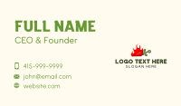 Flame Chili Knife Business Card Image Preview