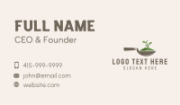 Shovel Gardening Tool  Business Card Image Preview