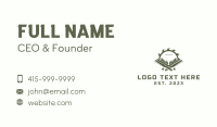 Pine Trees Wood Cutting Business Card Image Preview