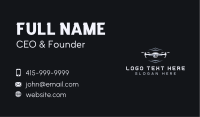 Drone Propeller Surveillance Business Card Image Preview