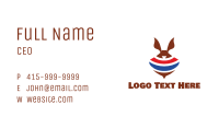 Abstract Spinning Rabbit Top Business Card Image Preview
