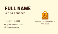 Yellow Honeycomb Bag Business Card Image Preview