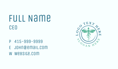 Caduceus Medical Pharmacy  Business Card Image Preview