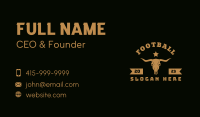 Wild Bull Ranch Business Card Image Preview