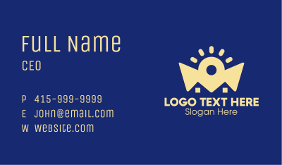 Sunrise House Roofing Business Card