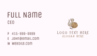 Sewing Cat Yarn Business Card Image Preview